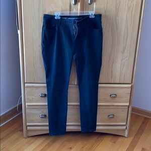 Old Navy super skinny mid-rise black jeans